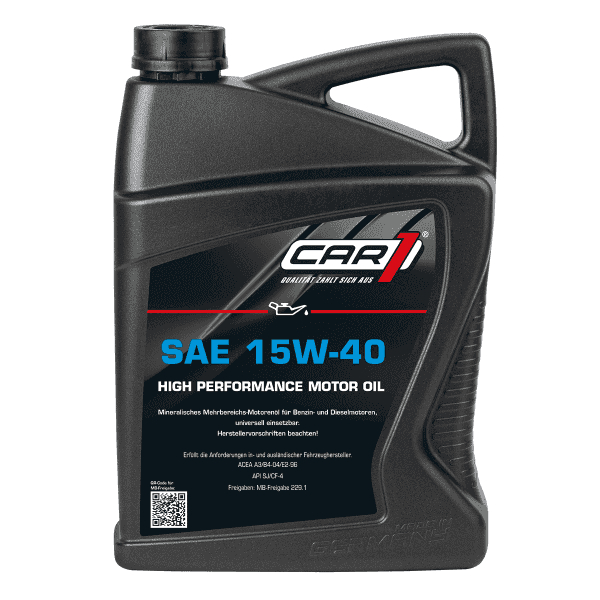 CAR1 Multi SAE mineral&ouml;lbasisches Motor&ouml;l 15W-40 5L