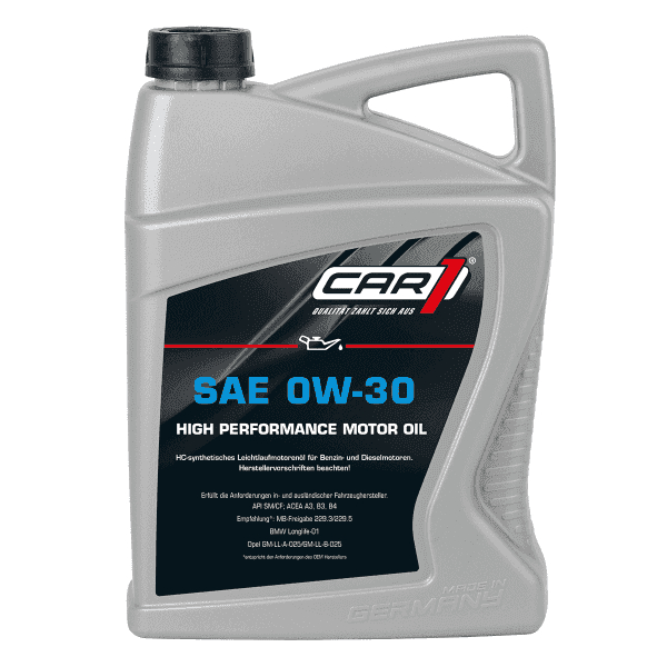 CAR1 SAE HC-synthetisches Motor&ouml;l 0W-30 5L