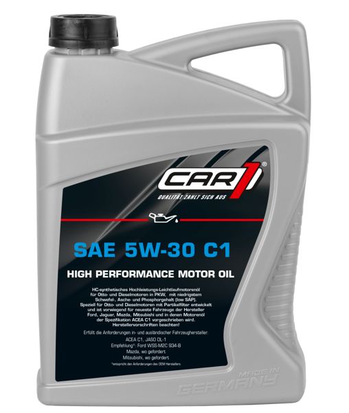 CAR1 SAE HC-synthetisches Motor&ouml;l 5W-30 C1 5L