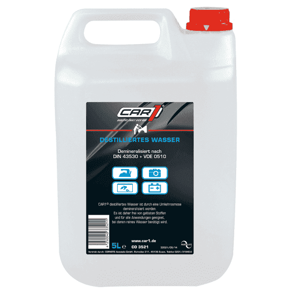 CAR1 Destilliertes Wasser 5L