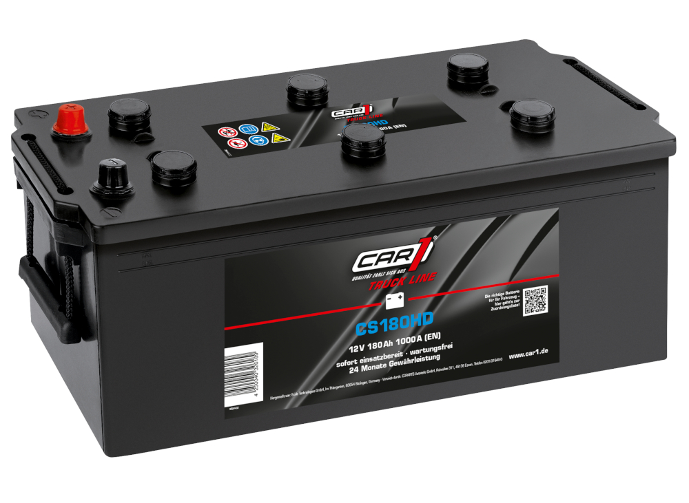 CAR1 Starterbatterie Super 100Ah 850A – KFZ-Teile-Brinkmann