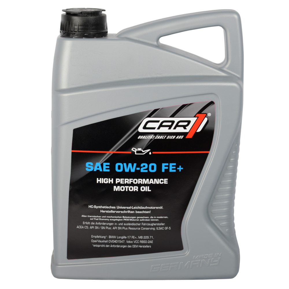 CAR1 HC-synthetisches Motor&ouml;l 0W-20 FE+ 5L