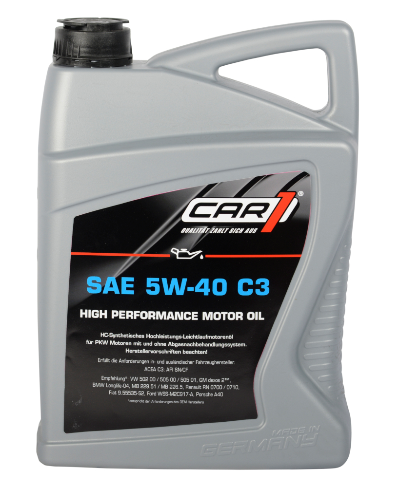 CAR1 HC-synthetisches Motor&ouml;l 5W-40 C3 5L