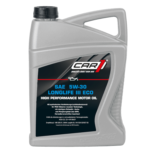 CAR1 HC-synthetisches Motor&ouml;l 5W-30 Longlife III ECO 5L