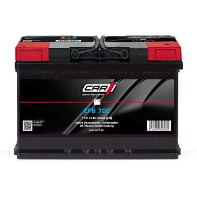 CAR1 Shop  EFB Starterbatterie 70Ah 660A